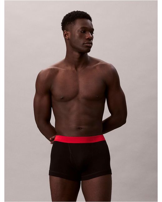 Calvin Klein Multicolor 5 Pack Trunks for men