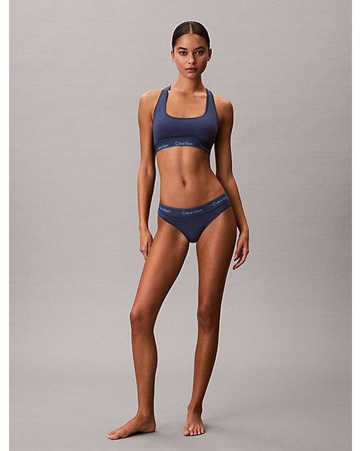 Calvin Klein Ongevoerde Bralette in het Multicolor