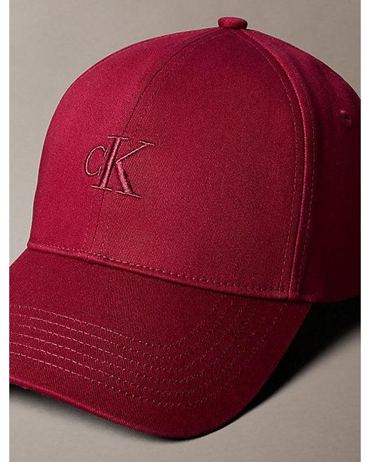 Calvin Klein Embroidered Monogram Baseball Cap