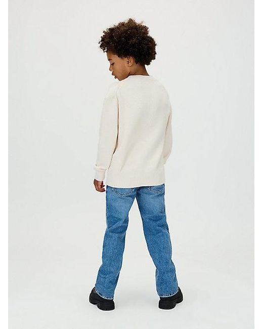 Calvin Klein Blue Jeans Mid Rise Straight Jeans for men