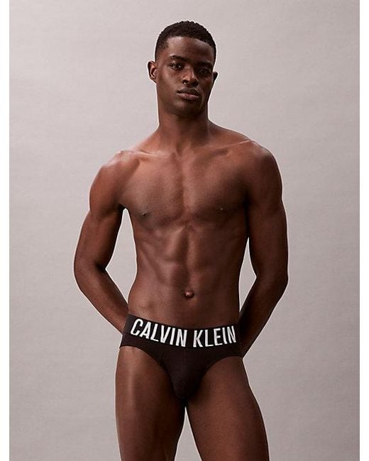 Calvin Klein Black 3 Pack Briefs Intense Power Cotton for men