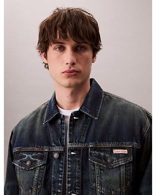 Calvin Klein Black Jeans 90S Denim Jacket for men