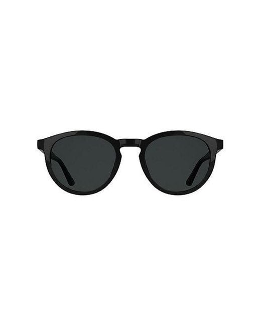 Calvin Klein Black Round Sunglasses