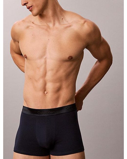 Calvin Klein Gray 3 Pack Trunks for men