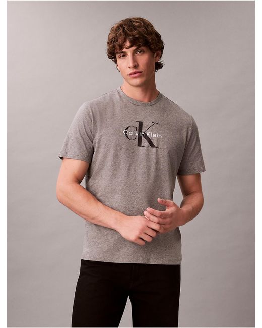 Calvin Klein Multicolor Calvin Klein Monologo Tee for men