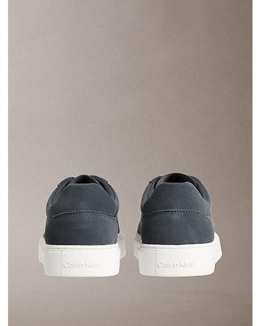Calvin Klein Multicolor Jeans Ck Baseline Leather Signature Logo Trainers for men