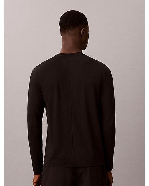 Calvin Klein Brown Sport Quick Dry Performance Gym T-Shirt for men