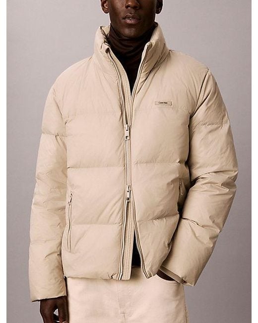Calvin Klein Natural Down Puffer Jacket for men
