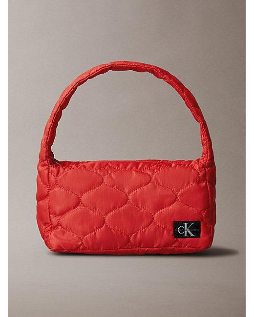 Calvin Klein Red Jeans Shoulder Bag