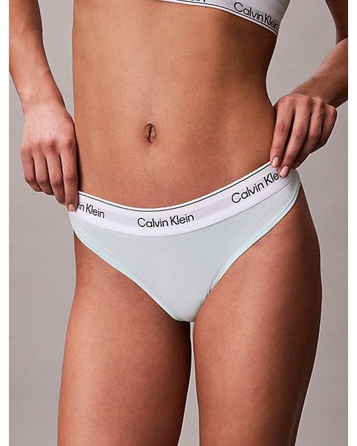 Calvin Klein String in het White