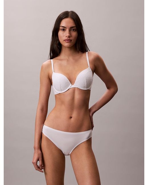 Calvin Klein White Bikini Briefs