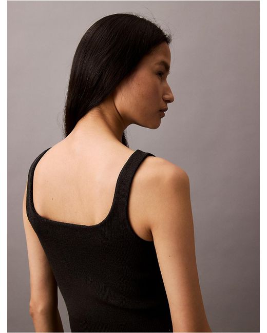 Calvin Klein Brown Calvin Klein 2-In-1 Cropped Cardigan And Tank Top Set