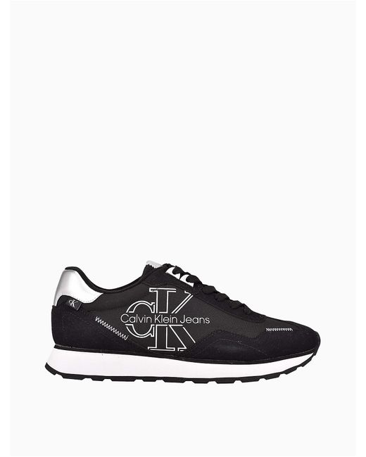 Calvin Klein Synthetic Eden Logo Sneaker in Black for Men - Lyst
