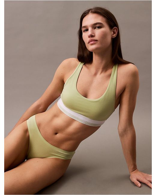 Calvin Klein Brown Icon Modal Mesh Bikini