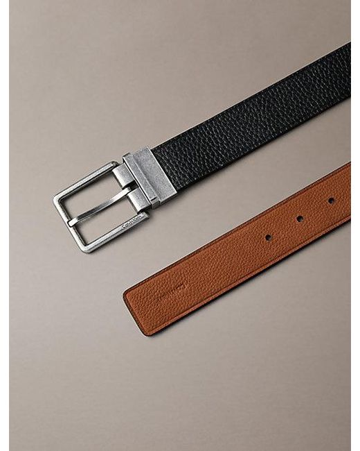 Calvin Klein Multicolor Reversible Leather Belt for men