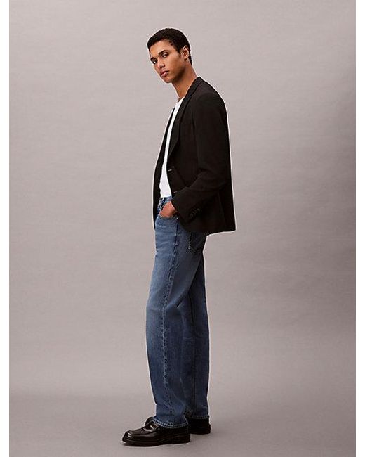 Calvin Klein Blue Standard Straight Jeans for men