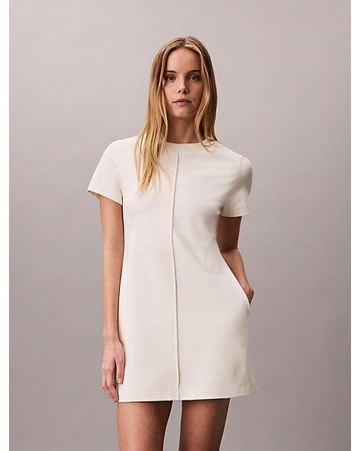 Calvin Klein Natural Jeans Milano Jersey Mini Dress