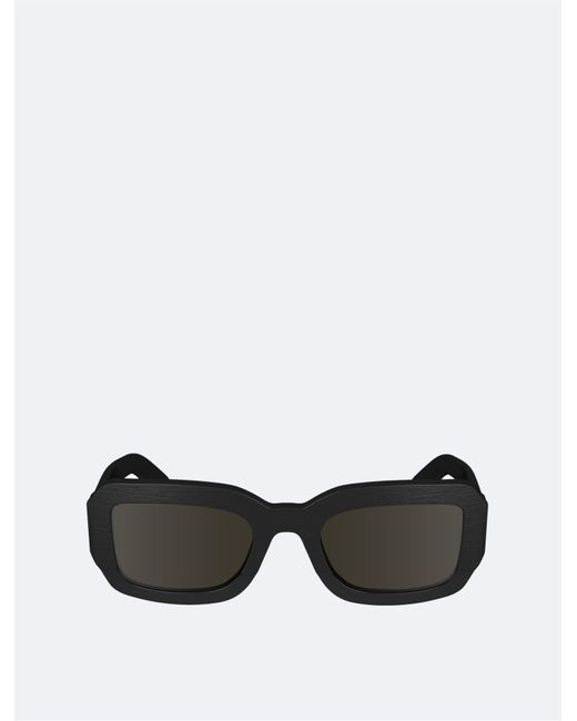 Calvin Klein Black Naturals Modern Rectangle Sunglasses