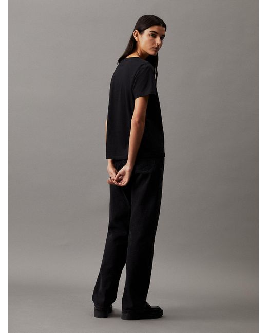 Calvin Klein Black V-Neck T-Shirt