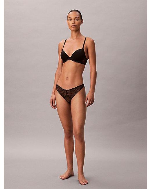 Calvin Klein Lift Demi Bh in het Brown
