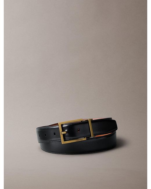 Cintura Double-Face di Calvin Klein in Multicolor da Uomo