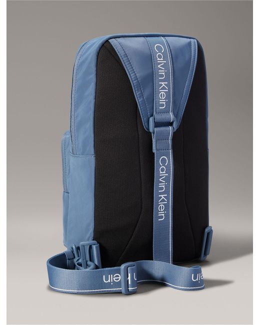 Calvin Klein Blue Ck Sport Sling Bag for men
