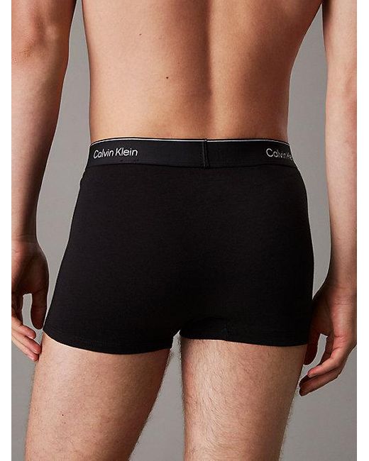 Calvin Klein 3Er-Pack Boxershorts Mit Abnäher Und Relaxter Passform in Black für Herren