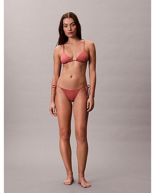 Calvin Klein Multicolor Tie Side Bikini Bottoms Essentials