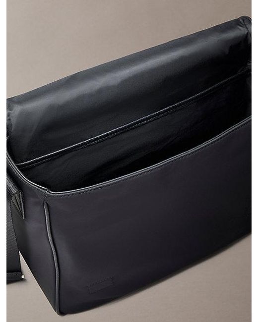 Calvin Klein Gray Laptop Messenger Bag for men