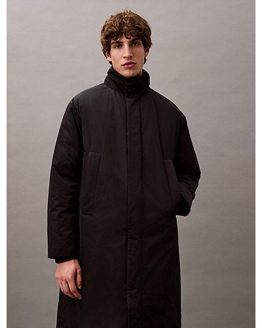 Calvin Klein Gewatteerd Nylon Parkajack in het Brown voor heren