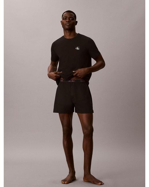 Calvin Klein Brown Lounge T-Shirt for men