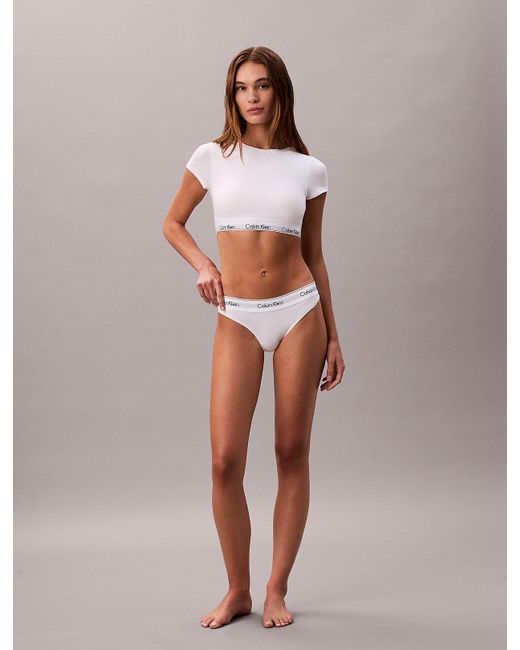 Calvin Klein White Brazilian Briefs