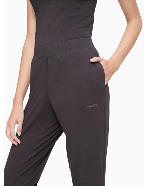Calvin Klein Revive Celliant® Pull-on Sleep Joggers in Black