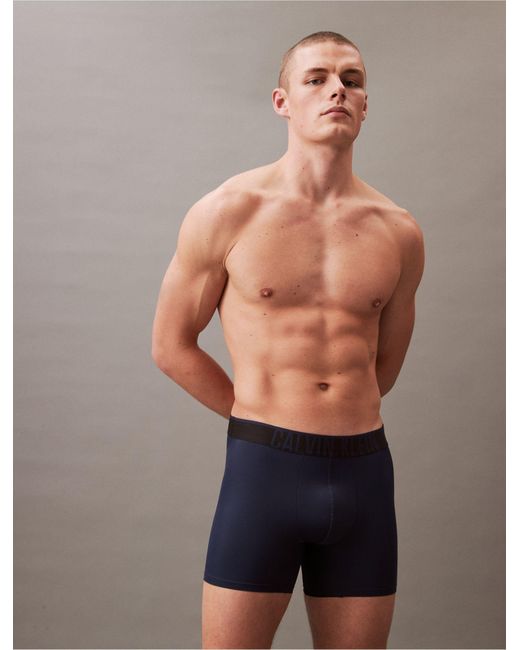 Calvin Klein Gray Intense Power Tonal Ultra Cooling Boxer Brief for men