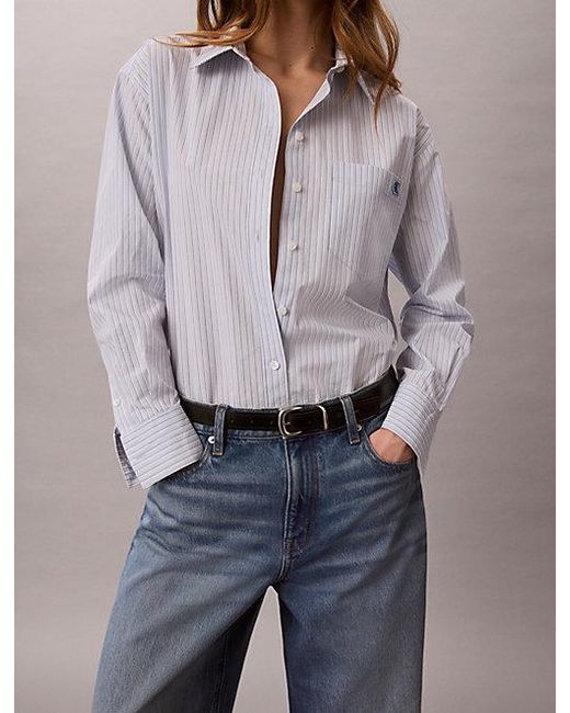Calvin Klein Blue Jeans Low Rise Baggy Jeans