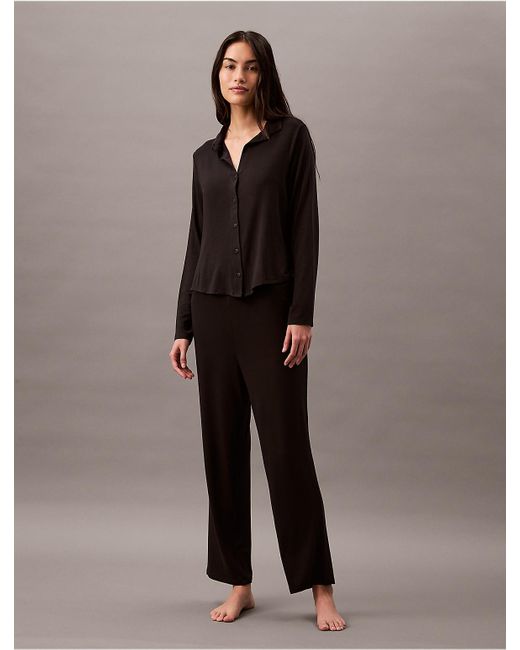 Calvin Klein Brown Ultra Soft Modal Pant