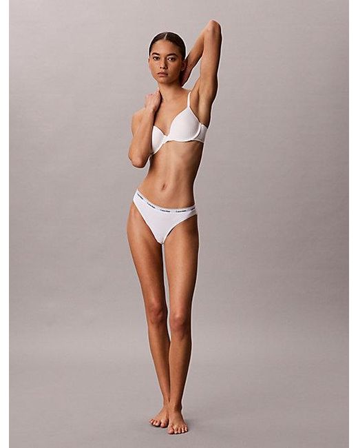 Calvin Klein 3-Pack Slips in het Gray