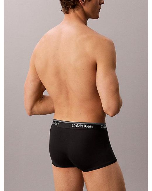Calvin Klein Multicolor 3 Pack Low Rise Trunks Micro Stretch for men