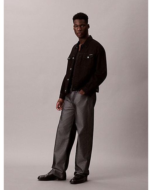 Calvin Klein Baggy Fit Jeans in het Gray voor heren