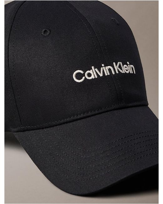 Calvin Klein Black Standard Baseball Cap for men