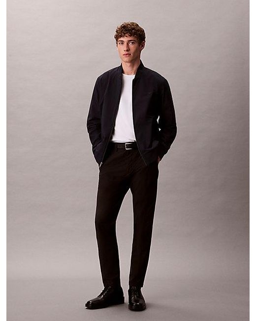 Calvin Klein Mat Bomberjack in het Blue voor heren