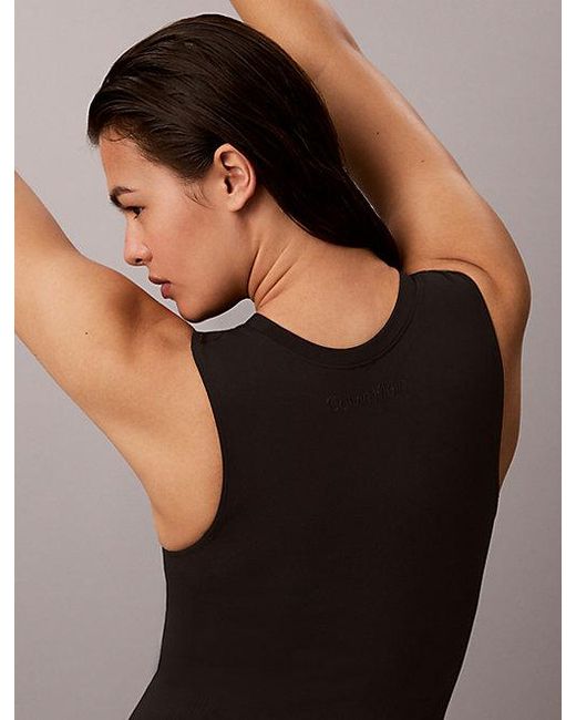 Calvin Klein Black Shapewear Bodysuit Icon