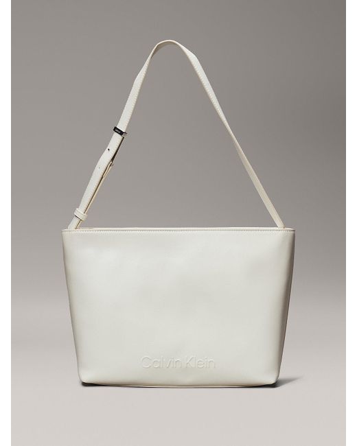 Calvin Klein Gray Tote Bag