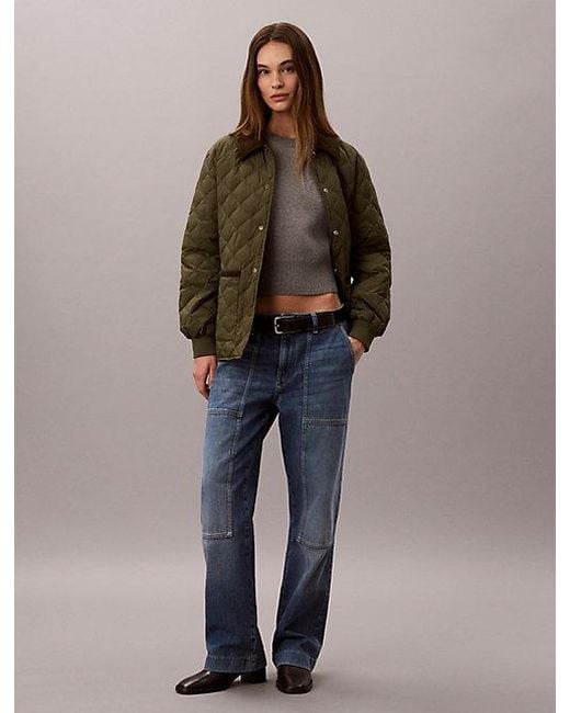 Calvin Klein Multicolor Jeans Quilted Liner Jacket