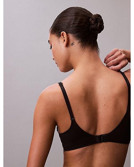 Calvin Klein Brown Push Up Plunge Bra Perfectly Fit