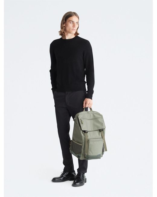 Calvin Klein Utility Backpack in Green for Men Lyst