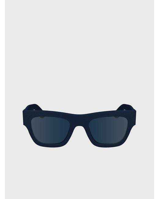 Calvin Klein Blue Modified Rectangle Sunglasses Ck24510S for men