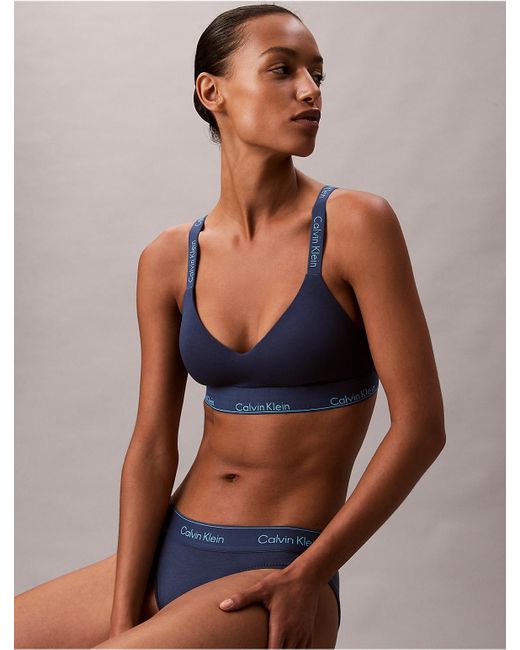 Calvin Klein Multicolor Icon Cotton Modal Lightly Lined Bralette