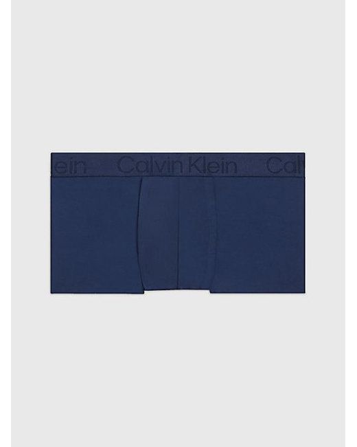 Bóxeres de tiro bajo - CK Black Cooling Calvin Klein de hombre de color Blue