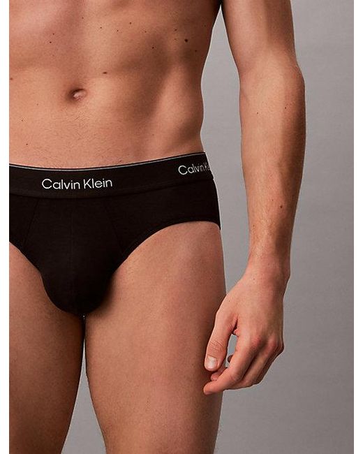 Calvin Klein 3-Pack Slips in het Blue voor heren